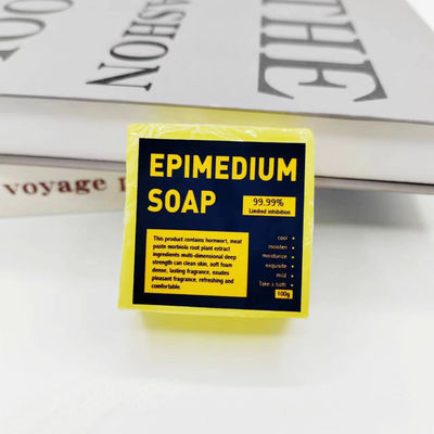 Epimedium extract zeep op basis van kruiden voor een gezonde en verjongende bad ervaring