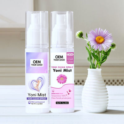 Privélabel 60ml kruidengemaakte organische Yoni Mist voor PH Balance Reiniging 100% natuurlijk