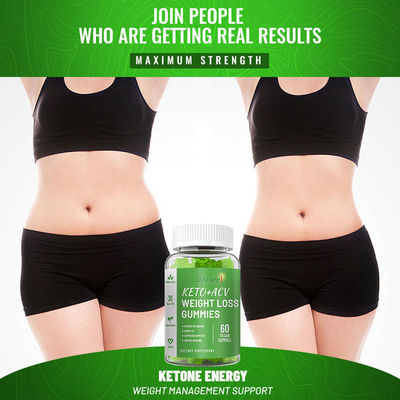 Private label Gummy Candy Support Weight Management Functie voor gewichtsverlies Keto ACV