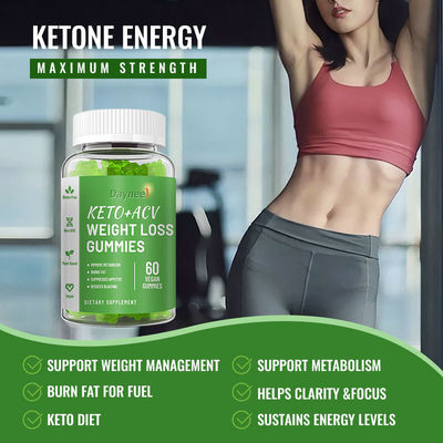 Private label Gummy Candy Support Weight Management Functie voor gewichtsverlies Keto ACV