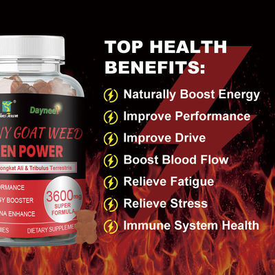Forever Multi Maca Gummy Candy Men's Power Boost voor langdurige energie en kracht