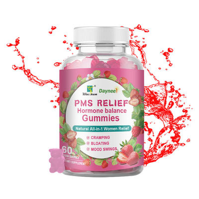 Regel de menstruatie Gummy OEM Womb Detox Yoni Gummies 3g*60 Sandwich Diamantvorm