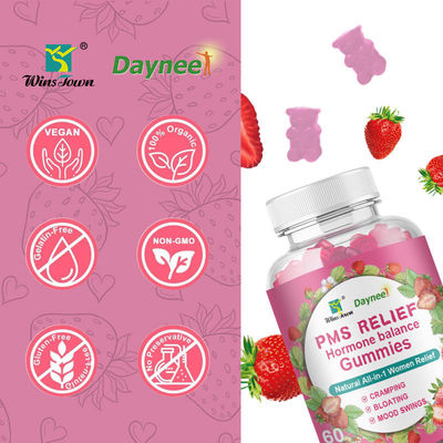 Regel de menstruatie Gummy OEM Womb Detox Yoni Gummies 3g*60 Sandwich Diamantvorm