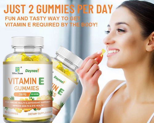 Vegan Collageen Vitamine C E Huid Bleken L-Glutathion Gummies voor een helderder huid