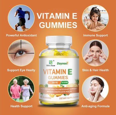 Vegan Collageen Vitamine C E Huid Bleken L-Glutathion Gummies voor een helderder huid