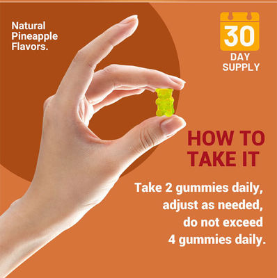Vegan Collageen Vitamine C E Huid Bleken L-Glutathion Gummies voor een helderder huid