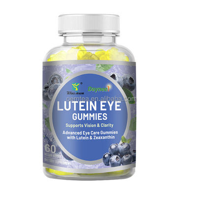 Privélabel luteïne oog gummi suikervrij 60pcs voor heldere ogen houdbaarheid 24 maanden