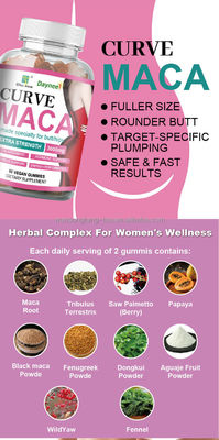 Verbeter je immuniteit met 24 maanden houdbaarheid Maca Gummies OEM Customized Soft Candy
