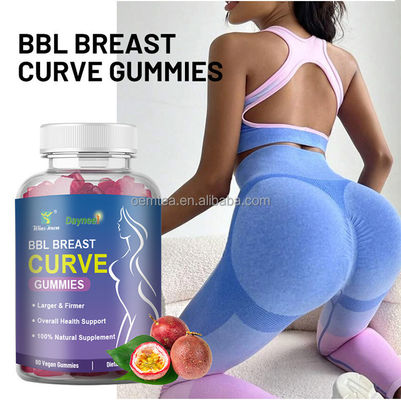 BBL Breast Curve Gummies Natuurlijke kontvergroting met Ashwagandha 36 maanden houdbaarheid