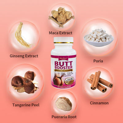 Houdbaarheidsduur 24 maanden Tieners geheim voor grotere heupen en billen Butt Booster capsules