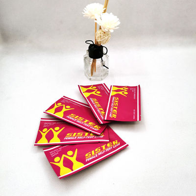 Vagina Gezondheid Zelftestkaart 11*6*0.5mm Grootte Spot Goods Zuster pH Teststrips