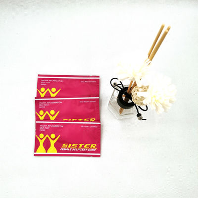 Vagina Gezondheid Zelftestkaart 11*6*0.5mm Grootte Spot Goods Zuster pH Teststrips