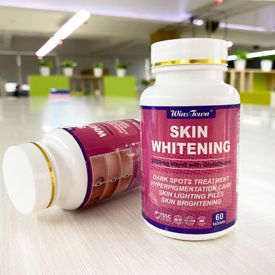 Collageentabletten voor huidverwittering en anti-aging met natuurlijke en biologische kruiden