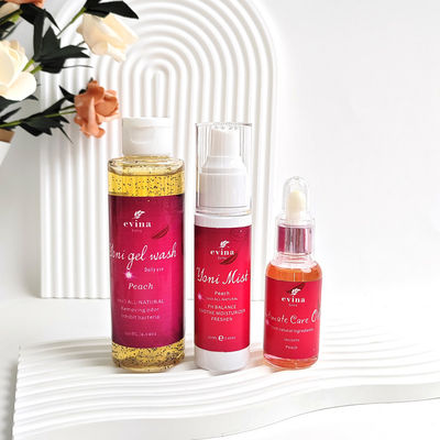 Natuurlijke ingrediënten Vaginale reiniging Custom Logo Organic Yoni Wash Mist And Oil Sets