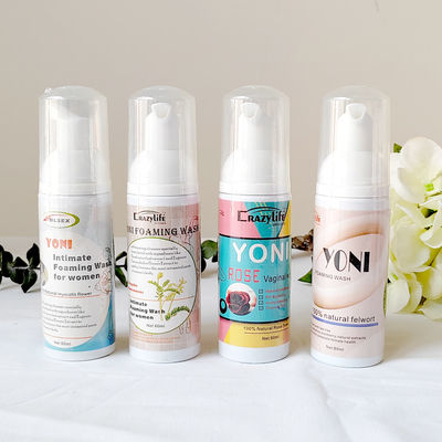 Biologisch private label vrouwelijke hygiëne Yoni wasmiddel voor vaginale reiniging 2 jaar houdbaarheid