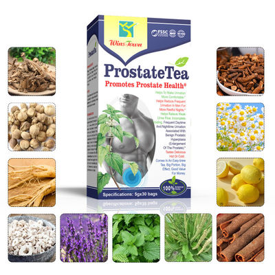 Prostaat thee voor mannen 100% kruidengeneesmiddelen Gezonde thee Temperatuur opslagmethode Monsters