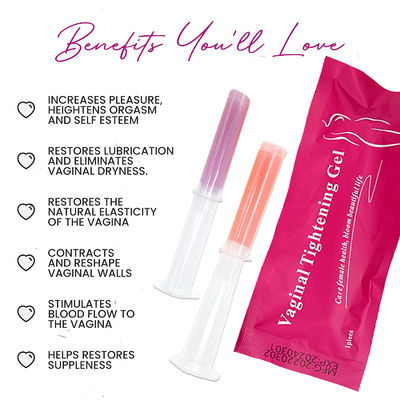 Vaginale verjonging vochtinbrengende gel voor strakker en hydraterend Gratis monster 3,5 ml g N.W.