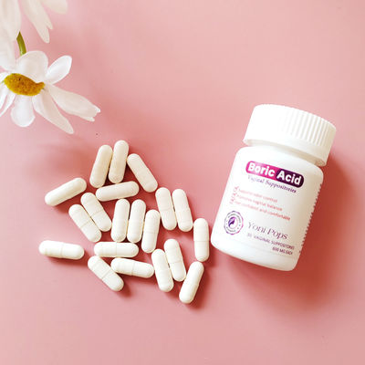 Herstel van de vaginale pH-balans met Yoni Pops Pillen en Borinezuur Suppositories 600 mg/pcs