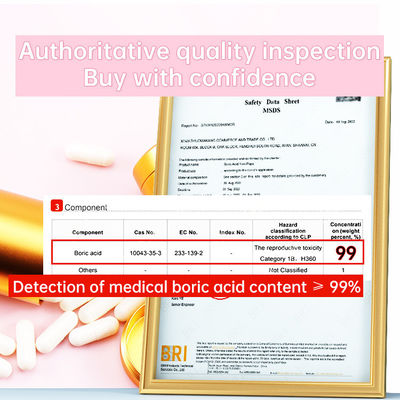Herstel van de vaginale pH-balans met Yoni Pops Pillen en Borinezuur Suppositories 600 mg/pcs
