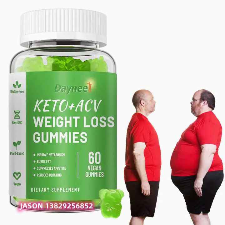 Private label Gummy Candy Support Weight Management Functie voor gewichtsverlies Keto ACV