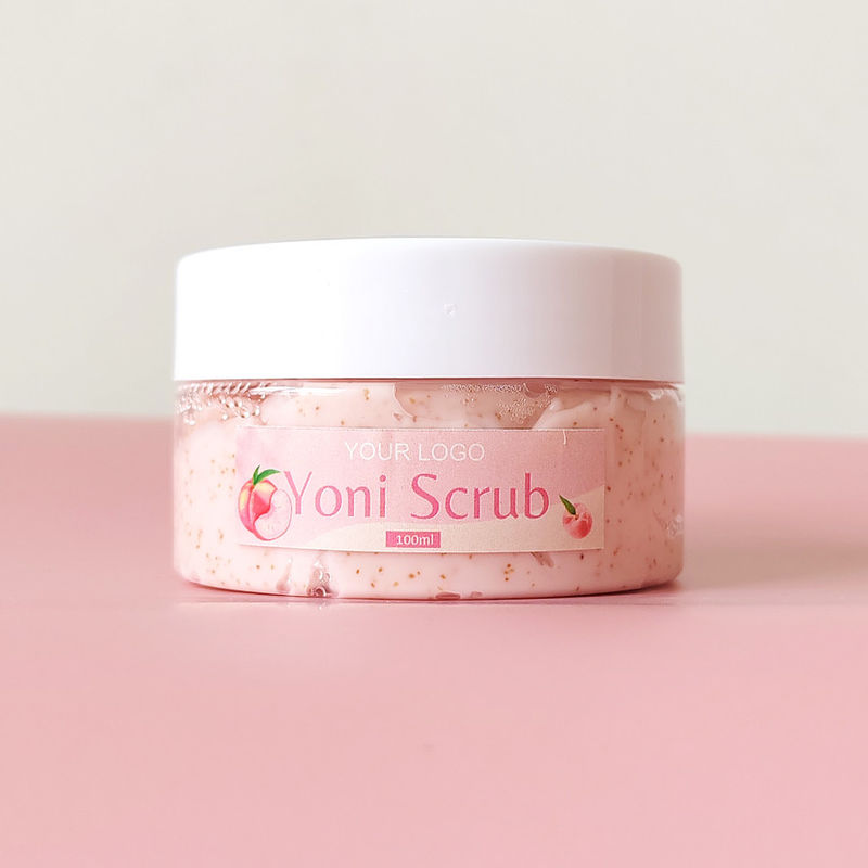 Vochtinbrengend exfoliator Private Label voor vagina PH Balance Vrouwelijke reparatie Whitening Yoni Scrub