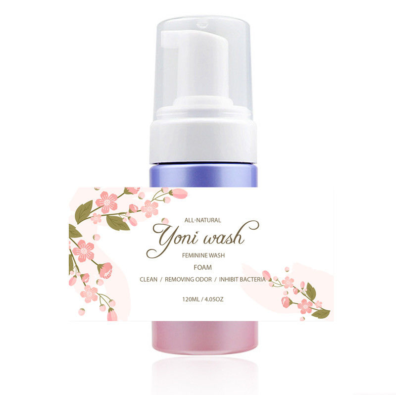 100% natuurlijke kruidenformule Foaming pH Balancing Intim Cleanser Wash voor vrouwen Hygiëne