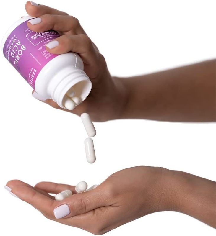 Type Vaginale zetels voor vrouwen Gezondheid Organische borinezuur reinigingspillen